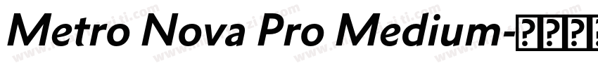 Metro Nova Pro Medium字体转换